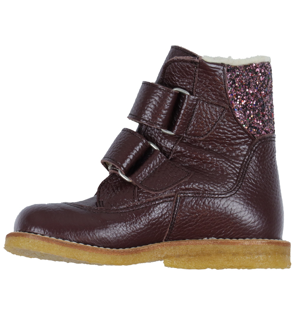 Angulus Vinterstøvler - Tex - Bordeaux m. For/Velcro