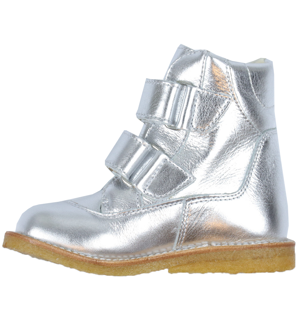 Angulus Vinterstøvler - Tex - Silver m. For/Velcro