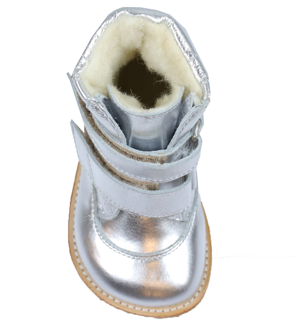 Angulus Vinterstøvler - Tex - Silver m. For/Velcro