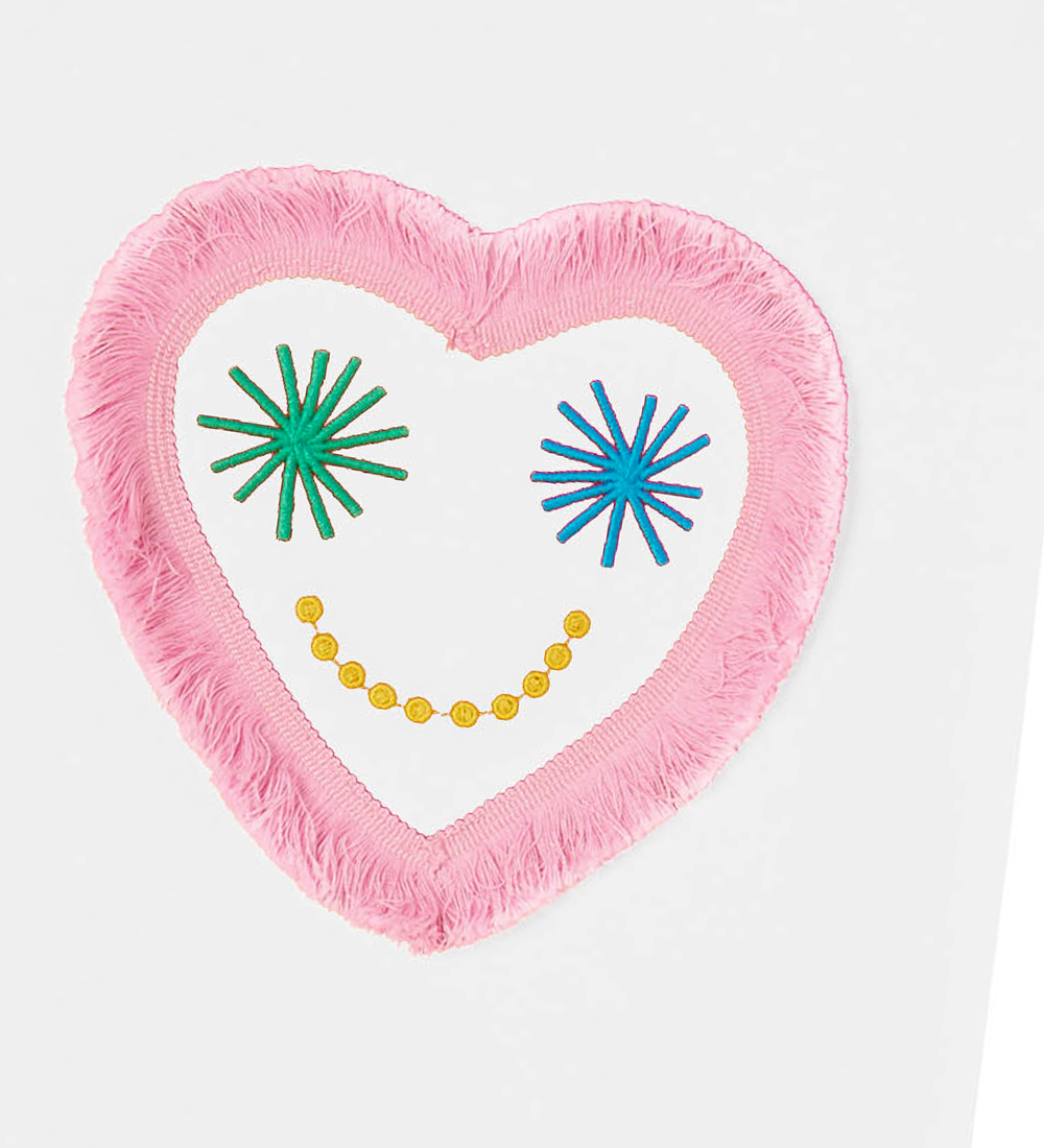 Stella McCartney Kids T-shirt - Hvid m. Hjerte