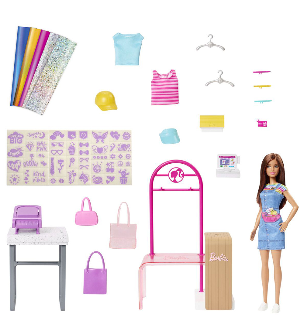 Barbie Dukke m. Tilbehør - 30 cm - Career - Make & Sell Boutique