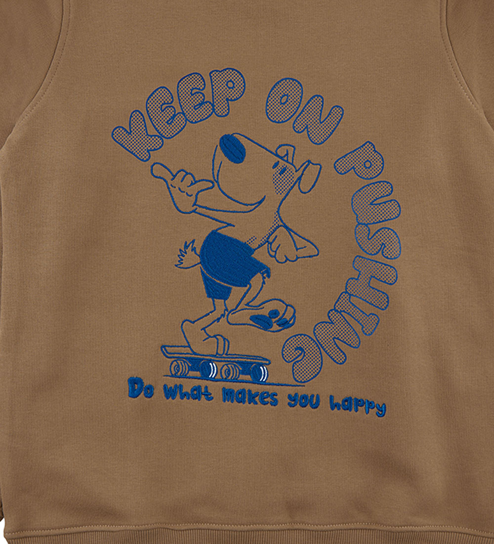 The New Sweatshirt - TnHoward - Tigers Eye m. Blå