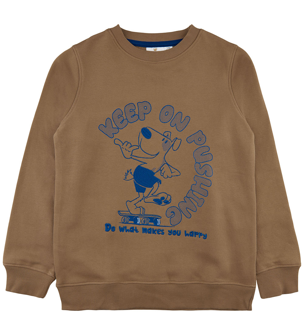 The New Sweatshirt - TnHoward - Tigers Eye m. Blå
