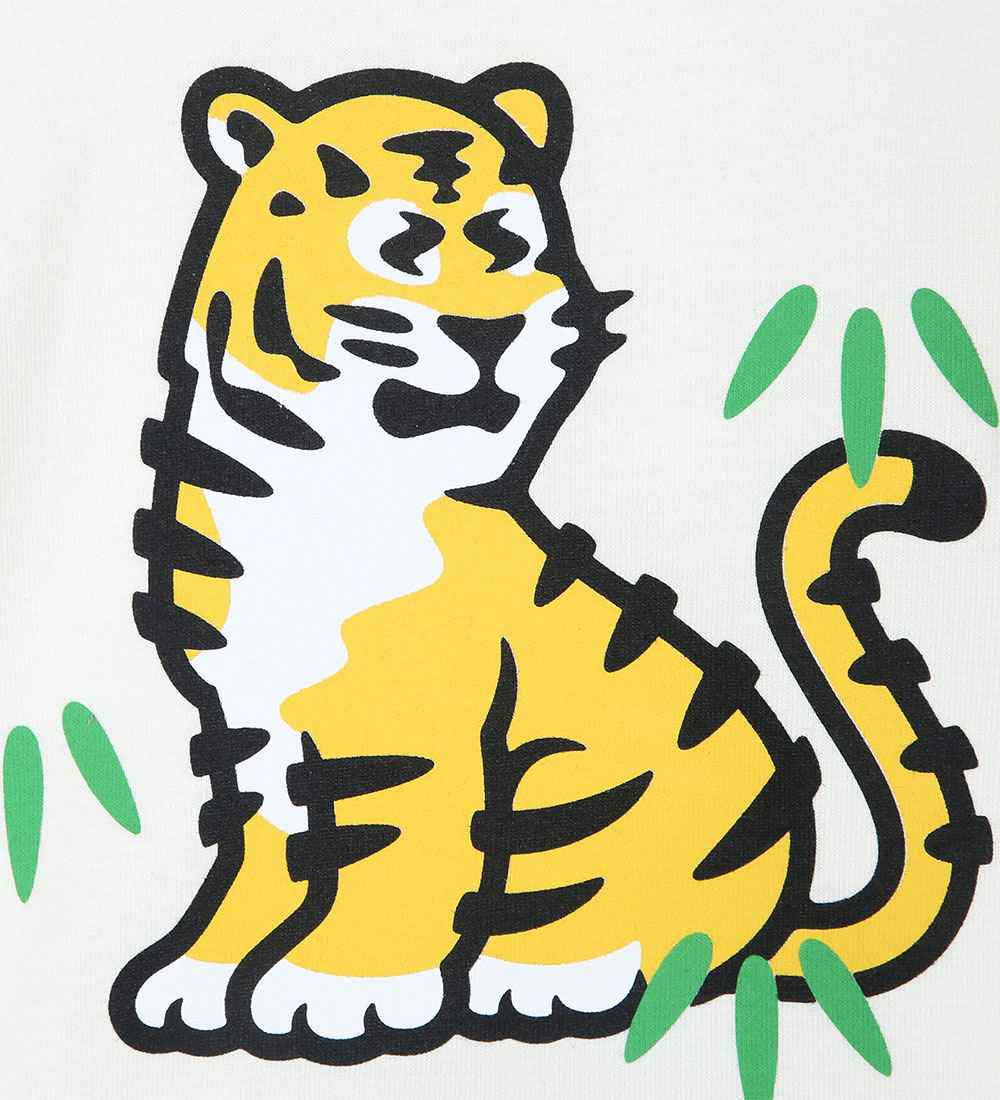 Kenzo Bluse - Ivory m. Tiger