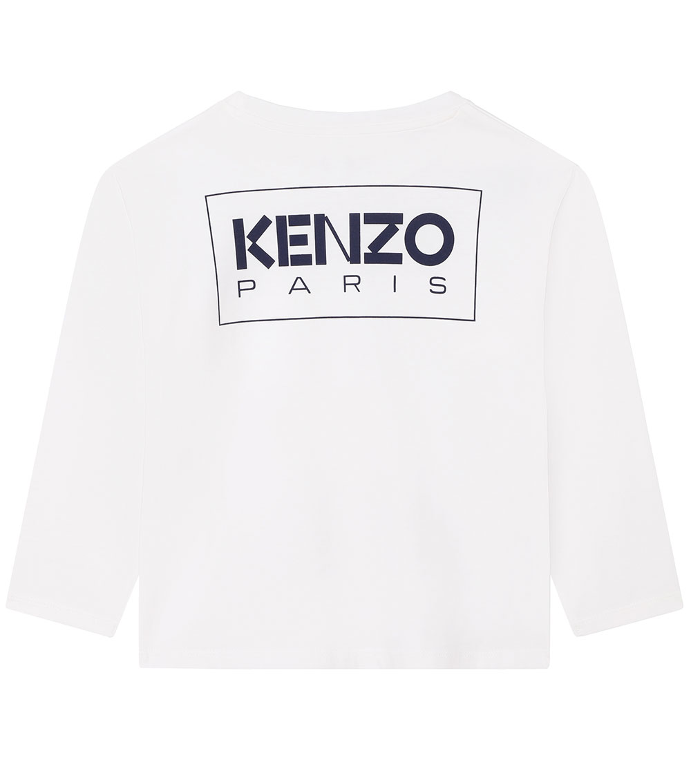 Kenzo Bluse - Ivory m. Navy