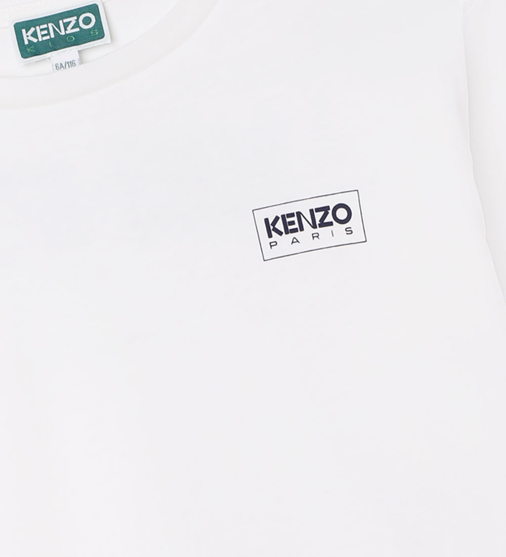 Kenzo Bluse - Ivory m. Navy