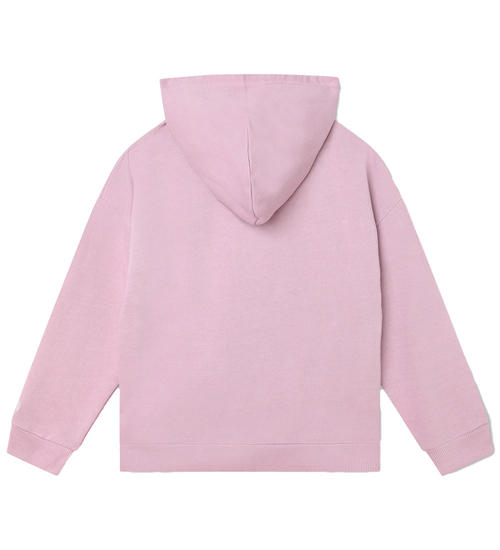 DKNY Hættetrøje - Lilla m. Print