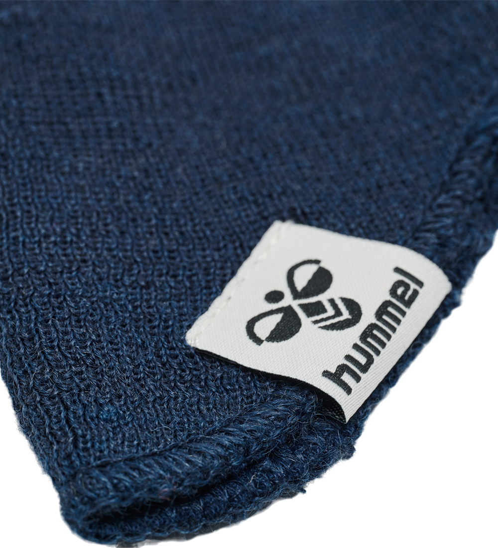 Hummel Elefanthue - Uld/Bomuld - hmlHygge - 2-lags - Black Iris