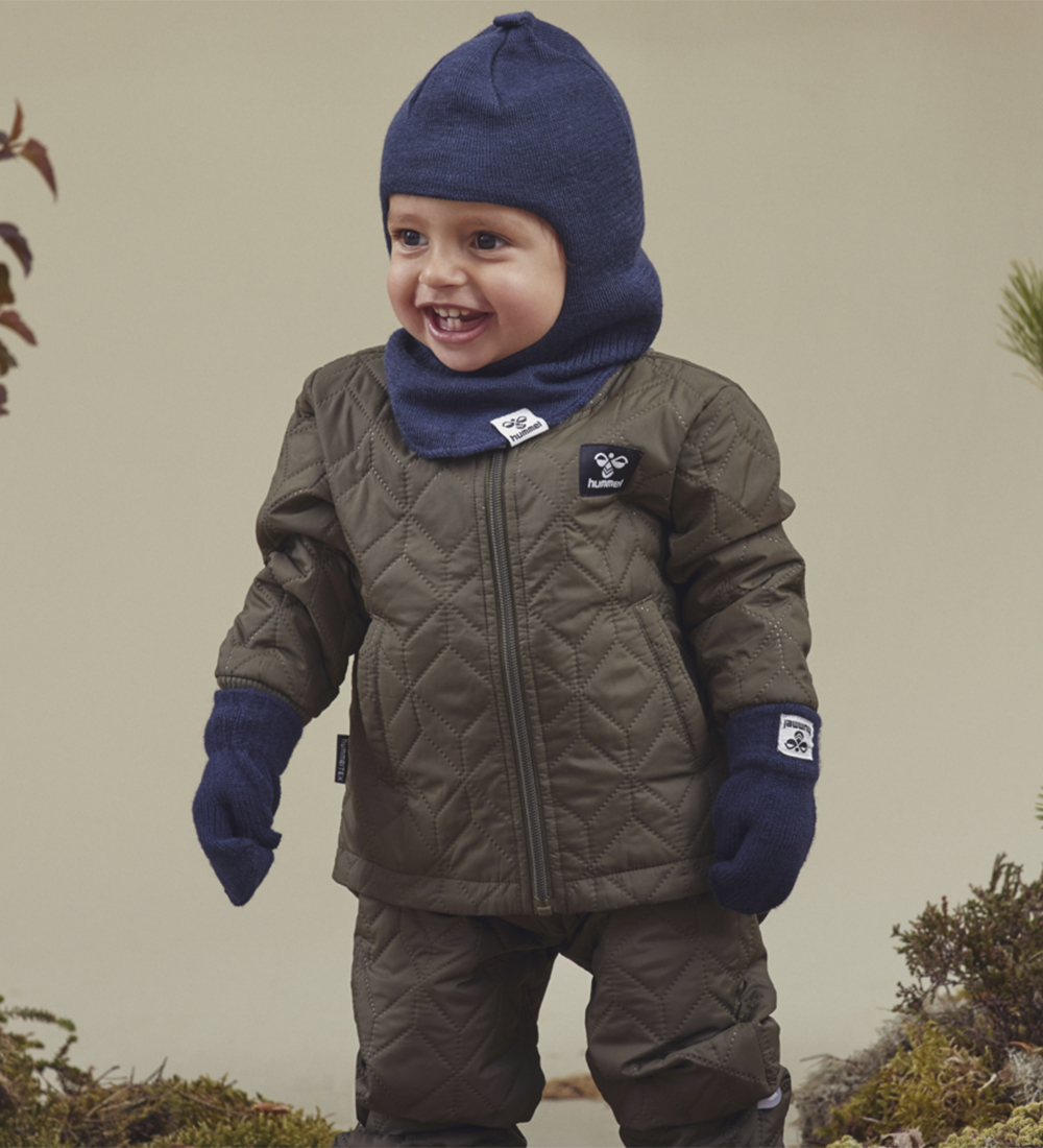 Hummel Elefanthue - Uld/Bomuld - hmlHygge - 2-lags - Black Iris
