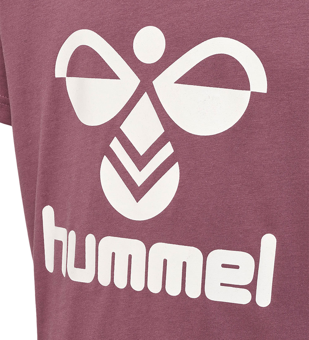Hummel T-shirt - hmlTres - Rose Brown