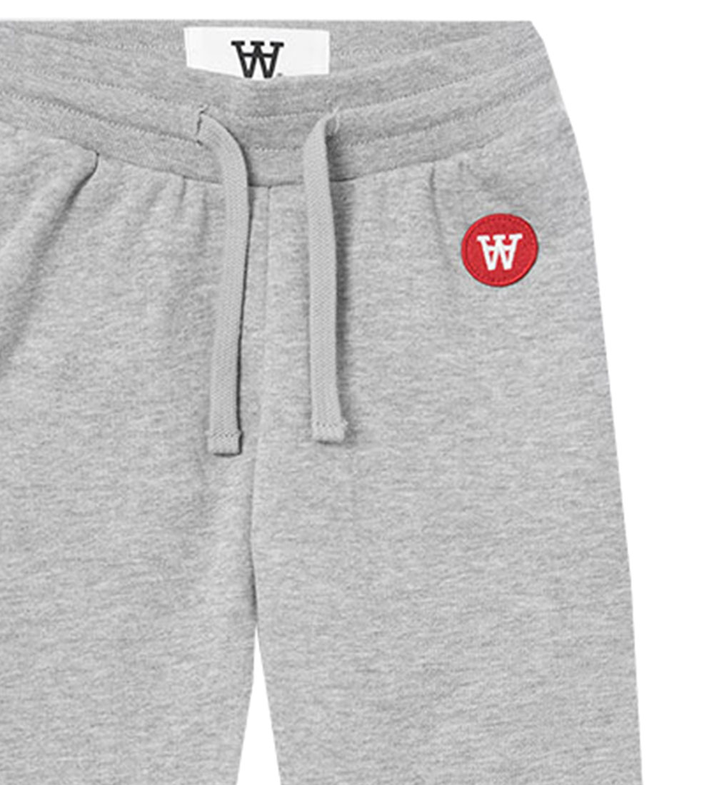 Wood Wood Sweatpants - Ran - Gråmeleret