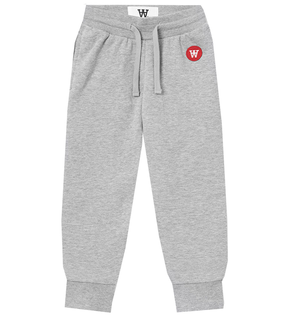 Wood Wood Sweatpants - Ran - Gråmeleret