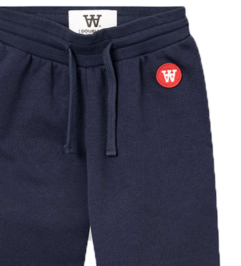 Wood Wood Sweatpants - Ran - Navy