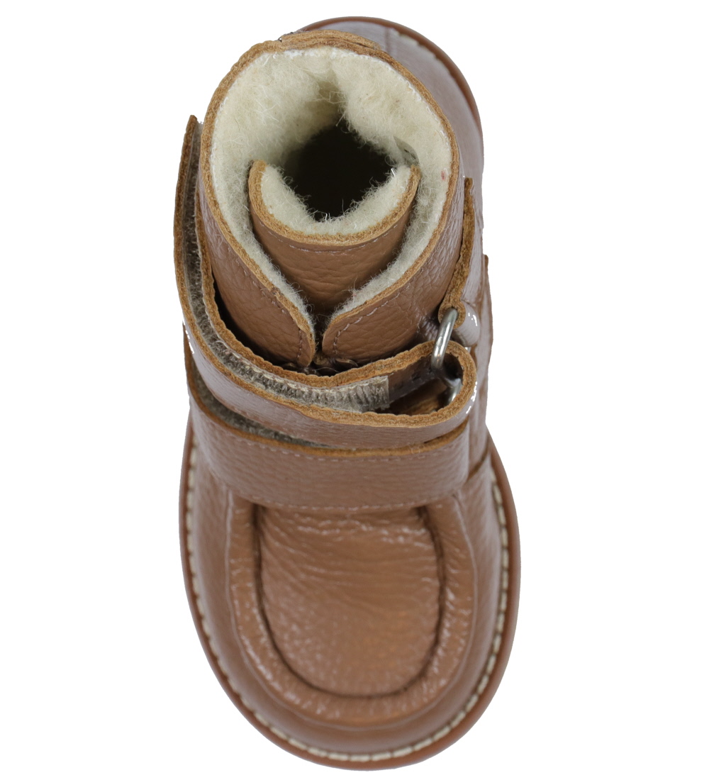Angulus Støvler - Mid-Cut - Nougat m. For/Velcro