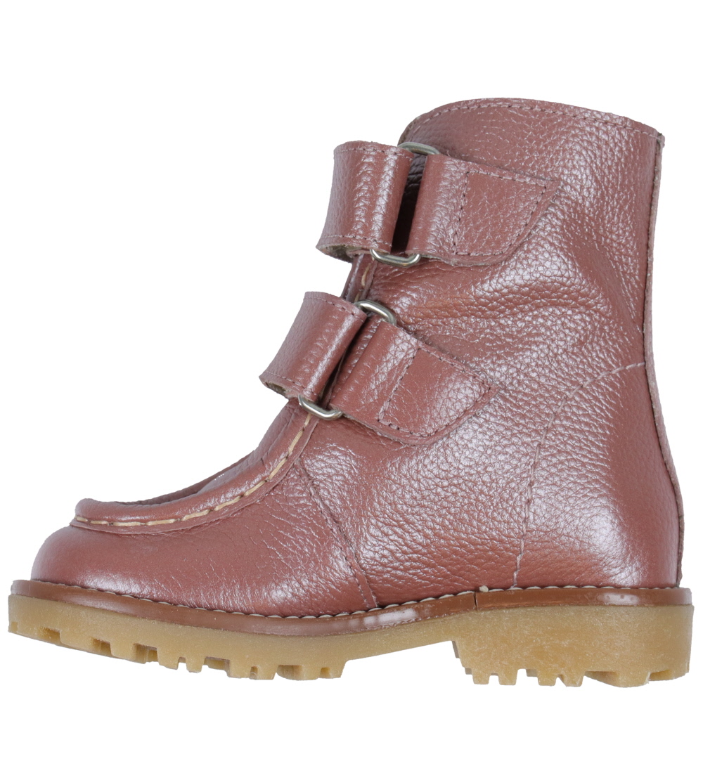 Angulus Støvler - Mid-Cut - Rose Shine m. For/Velcro