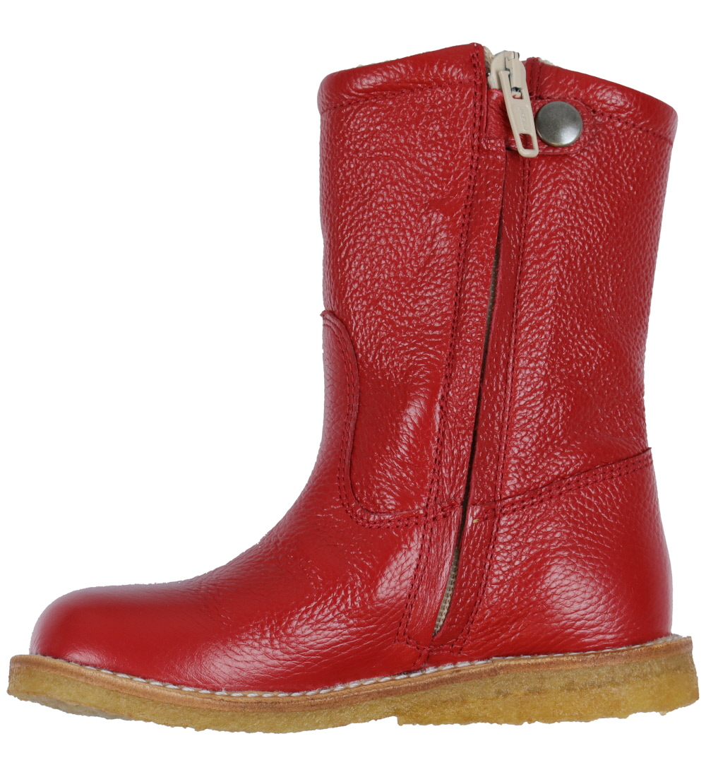 Angulus Vinterstøvler - Tex - Red/Red Glitter