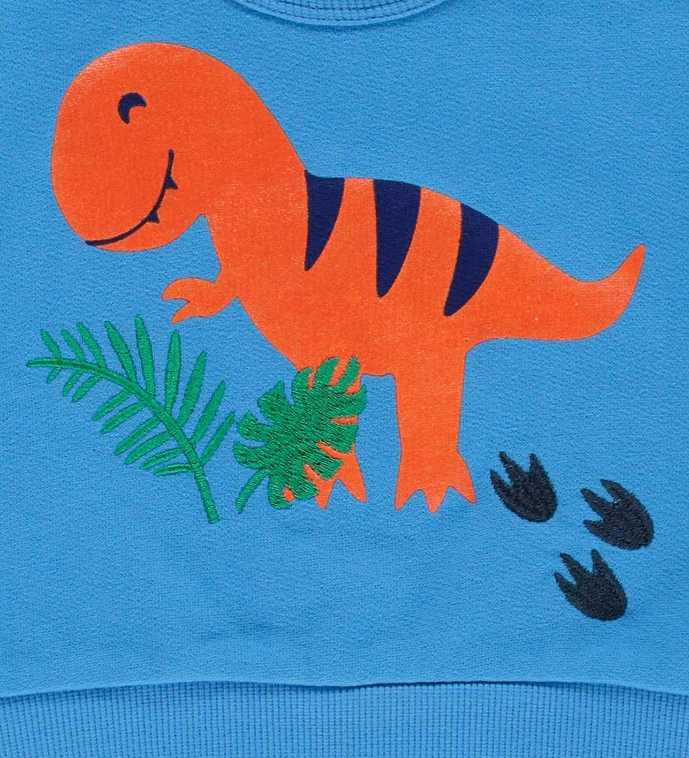Freds World Sweatshirt - Dinosaur - Happy Blue