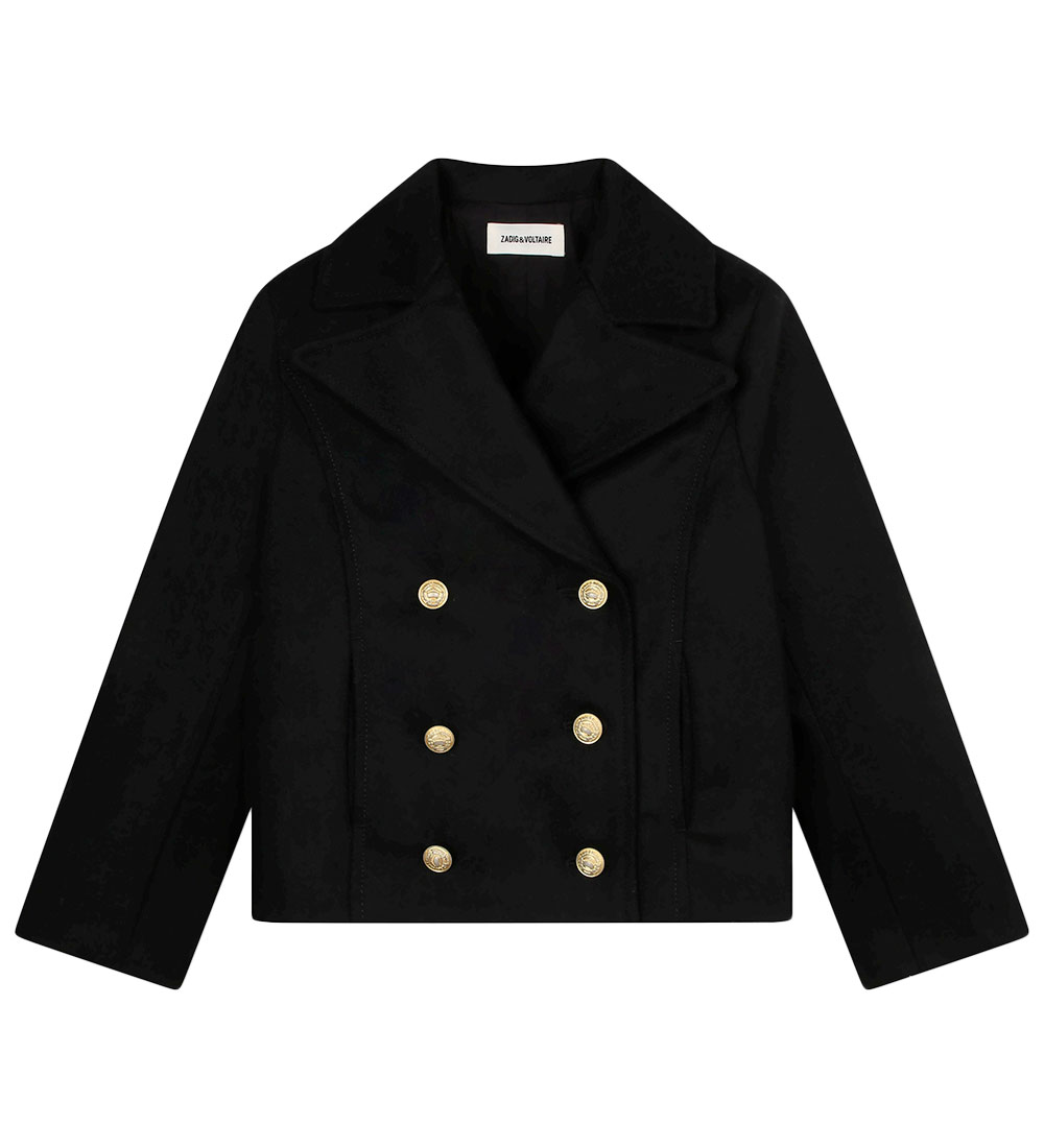 Zadig & Voltaire Jakke - Uld - Sort