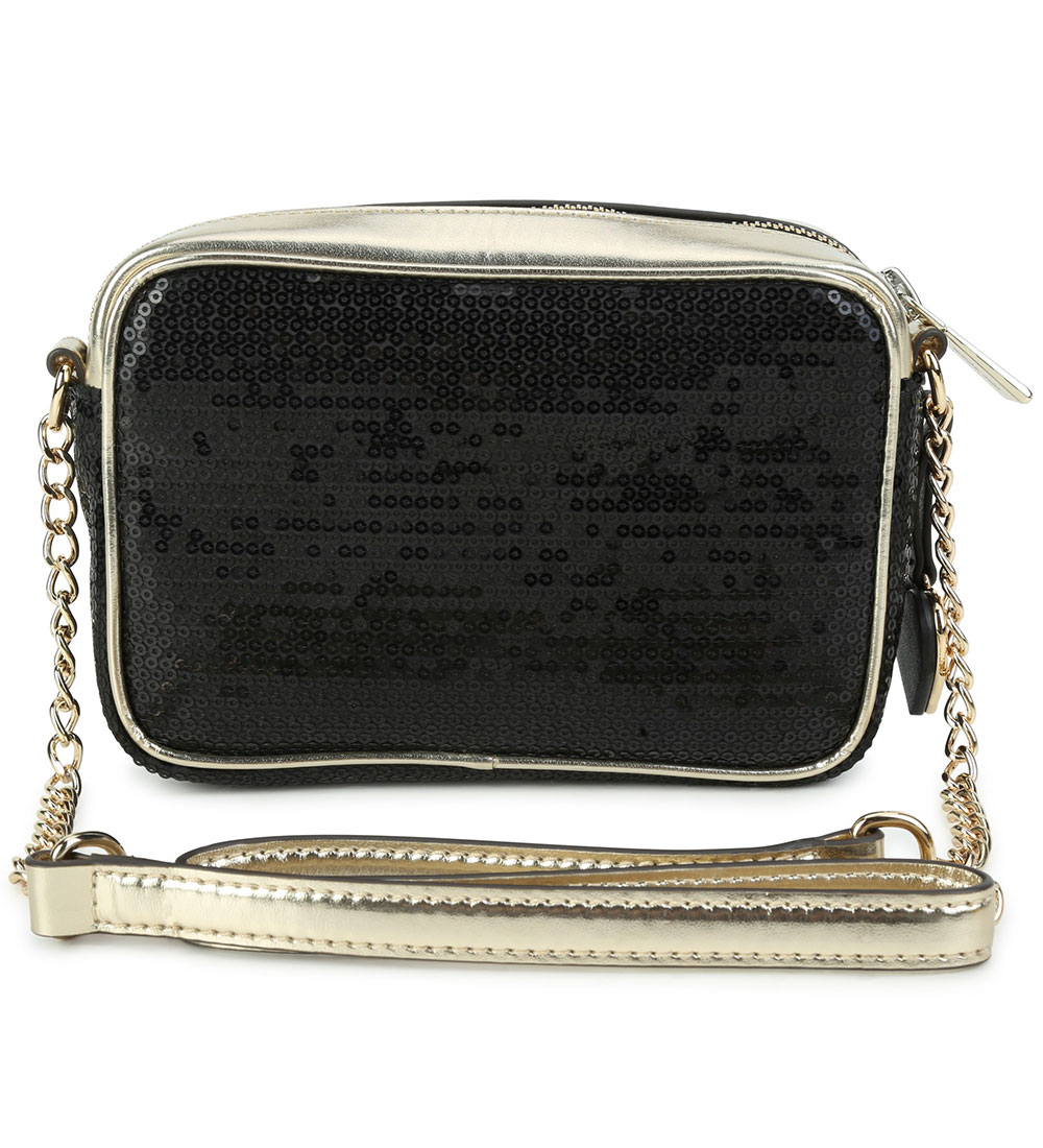 Michael Kors Skuldertaske - Sort m. Pailletter/Guld