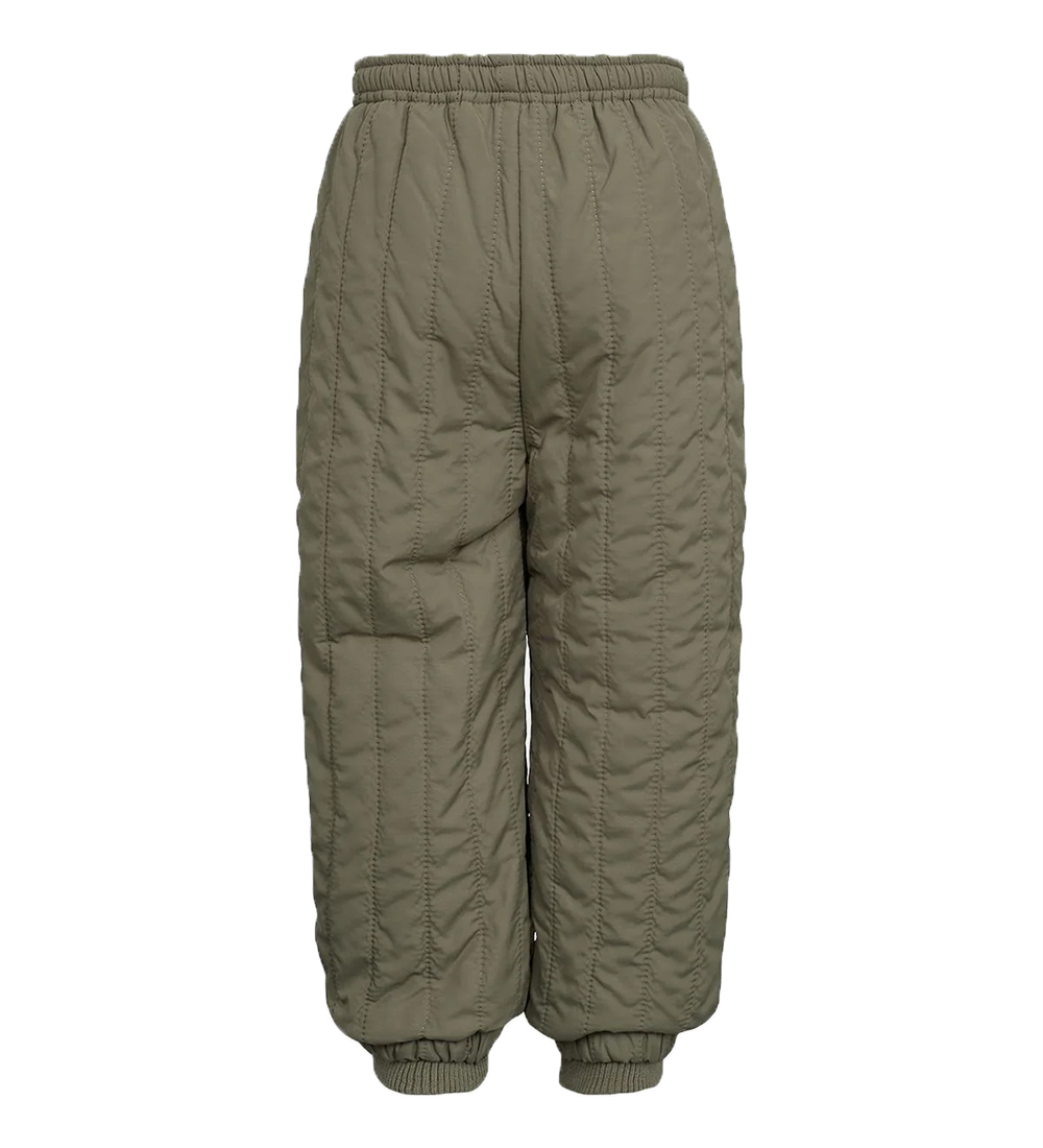 Sofie Schnoor Termobukser m. Fleece - Vitos - Kaki Gree