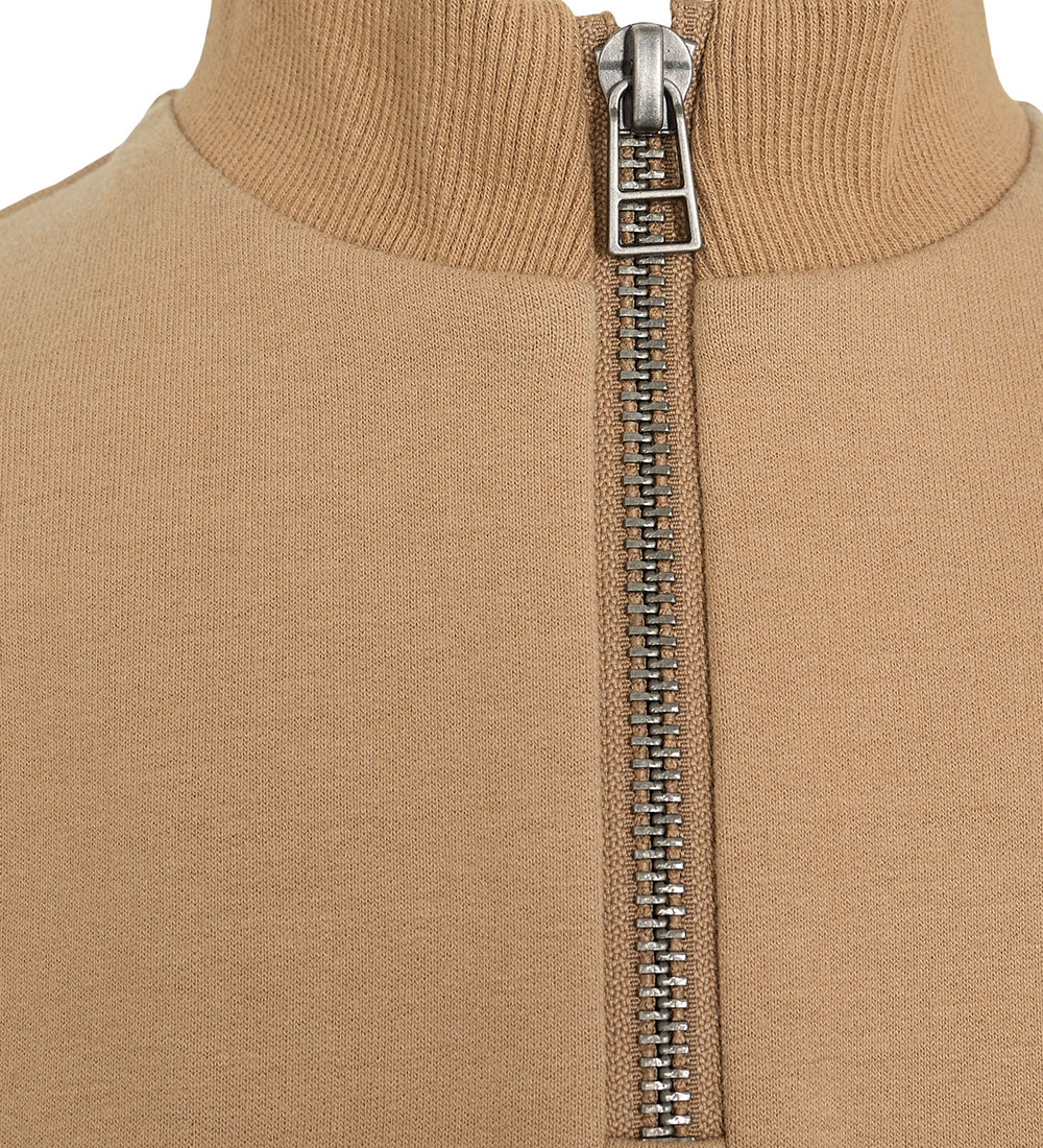 Schnoor Sweatshirt m. Lynlås - Dallas - Camel
