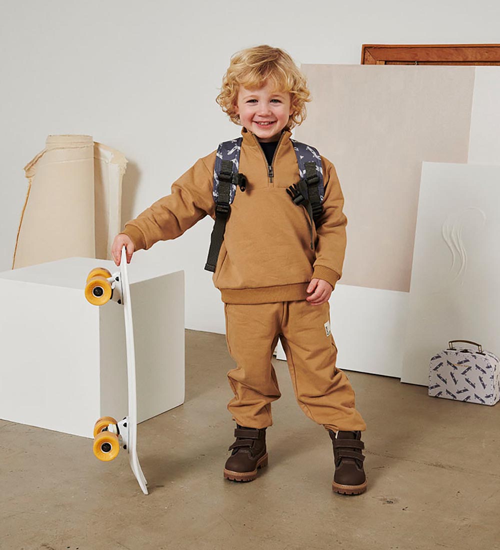 Schnoor Sweatshirt m. Lynlås - Dallas - Camel