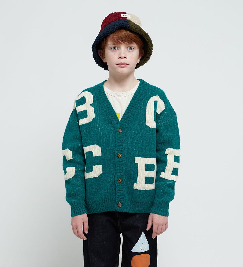 Bobo Choses Cardigan - Akryl/Uld - Grøn/Hvid