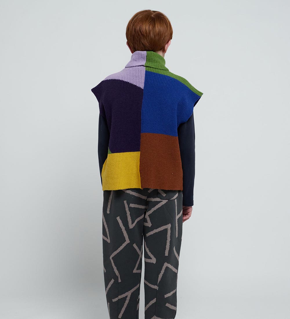 Bobo Choses Vest - Uld/Polyamid - Intarsia - Multifarvet