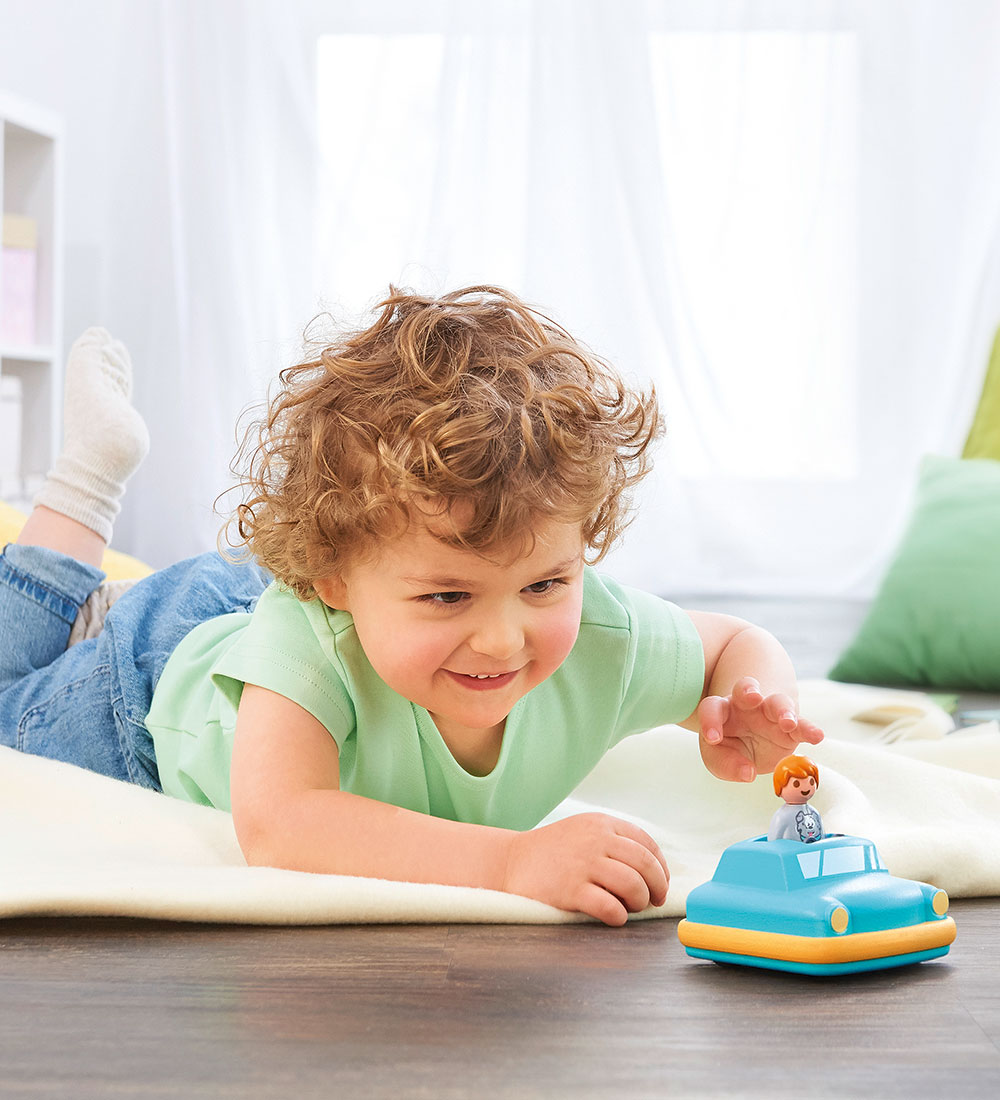 Playmobil 1.2.3. - Push & Go Bil - 2 dele - 71323