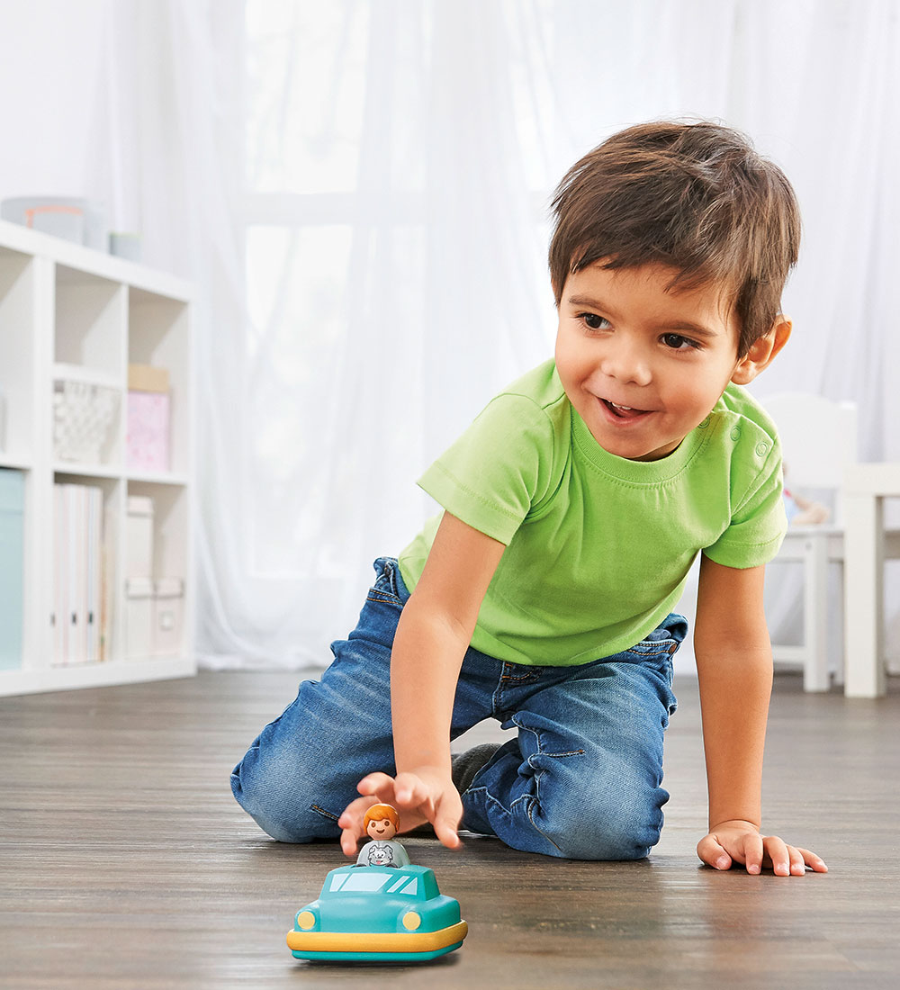Playmobil 1.2.3. - Push & Go Bil - 2 dele - 71323