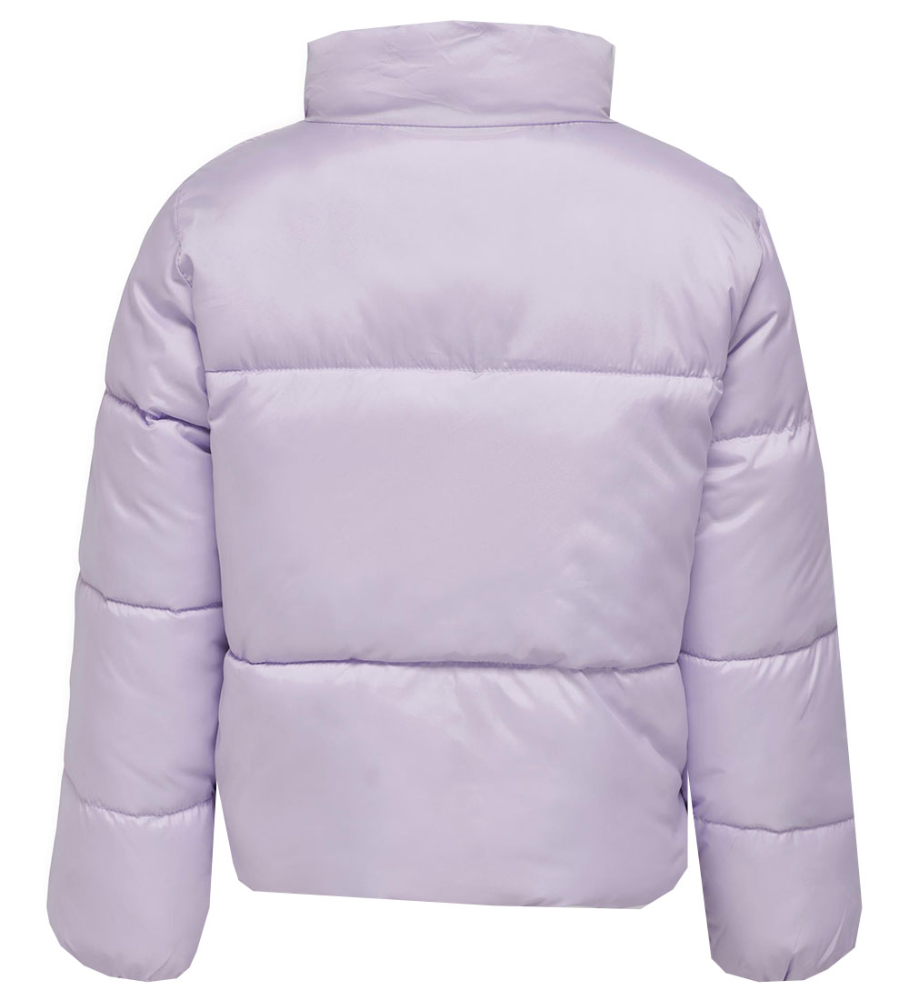 Kids Only Dynejakke - Vendbar - KogNewricky - Pastel Lilac