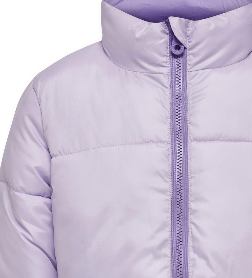 Kids Only Dynejakke - Vendbar - KogNewricky - Pastel Lilac