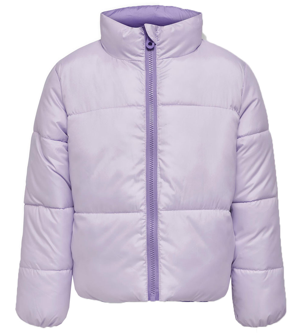 Kids Only Dynejakke - Vendbar - KogNewricky - Pastel Lilac