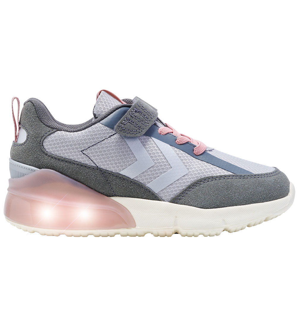 Hummel Sko m. Lys - Daylight JR - Asphalt