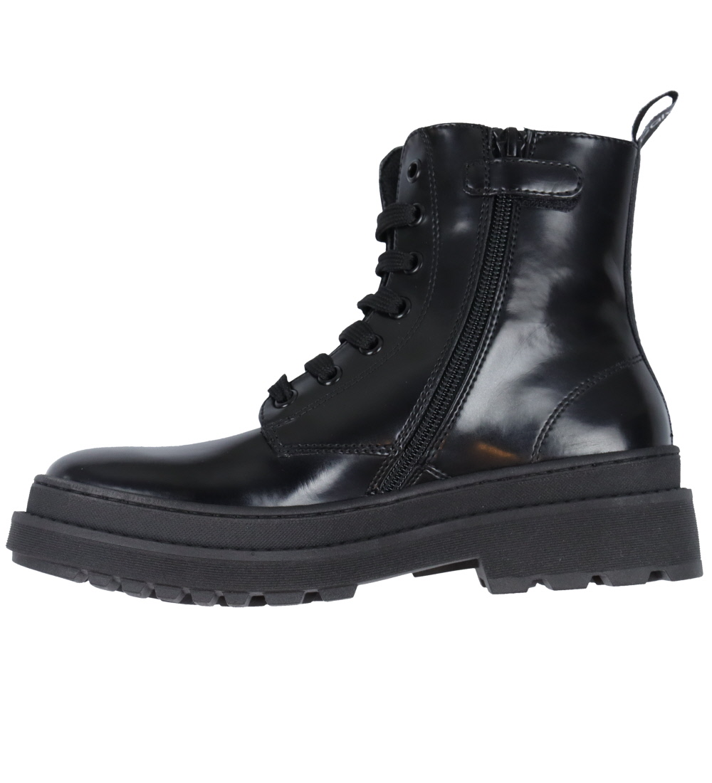 Calvin Klein Støvler - Lace-Up - Sort