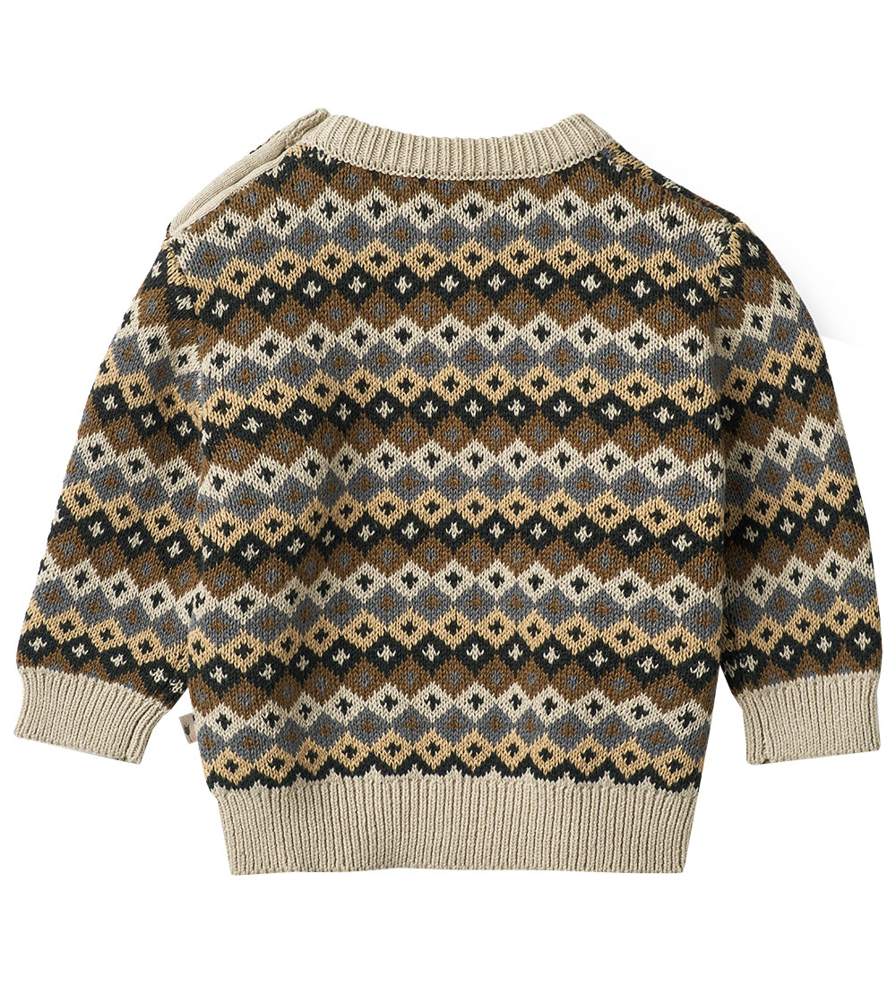 Wheat Bluse - Strik - Elias - Multi Blue