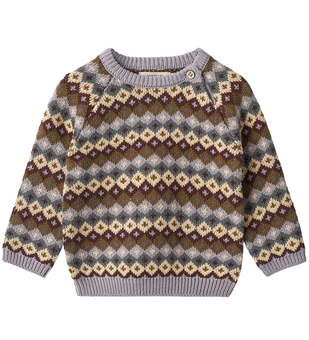 Wheat Bluse - Strik - Mimi - Multi Lavender