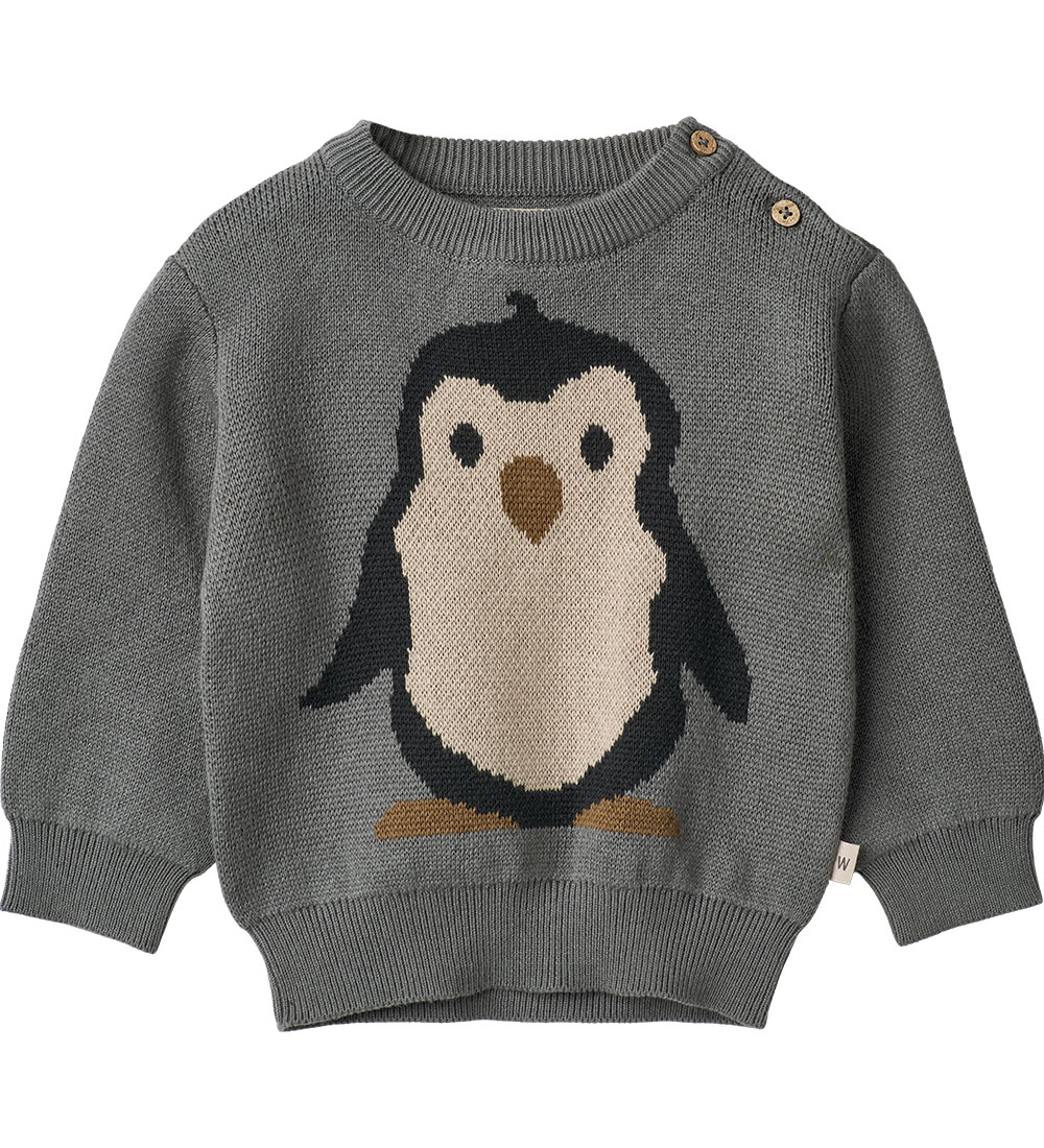 Wheat Bluse - Strik - Penguin - Autumn Sky