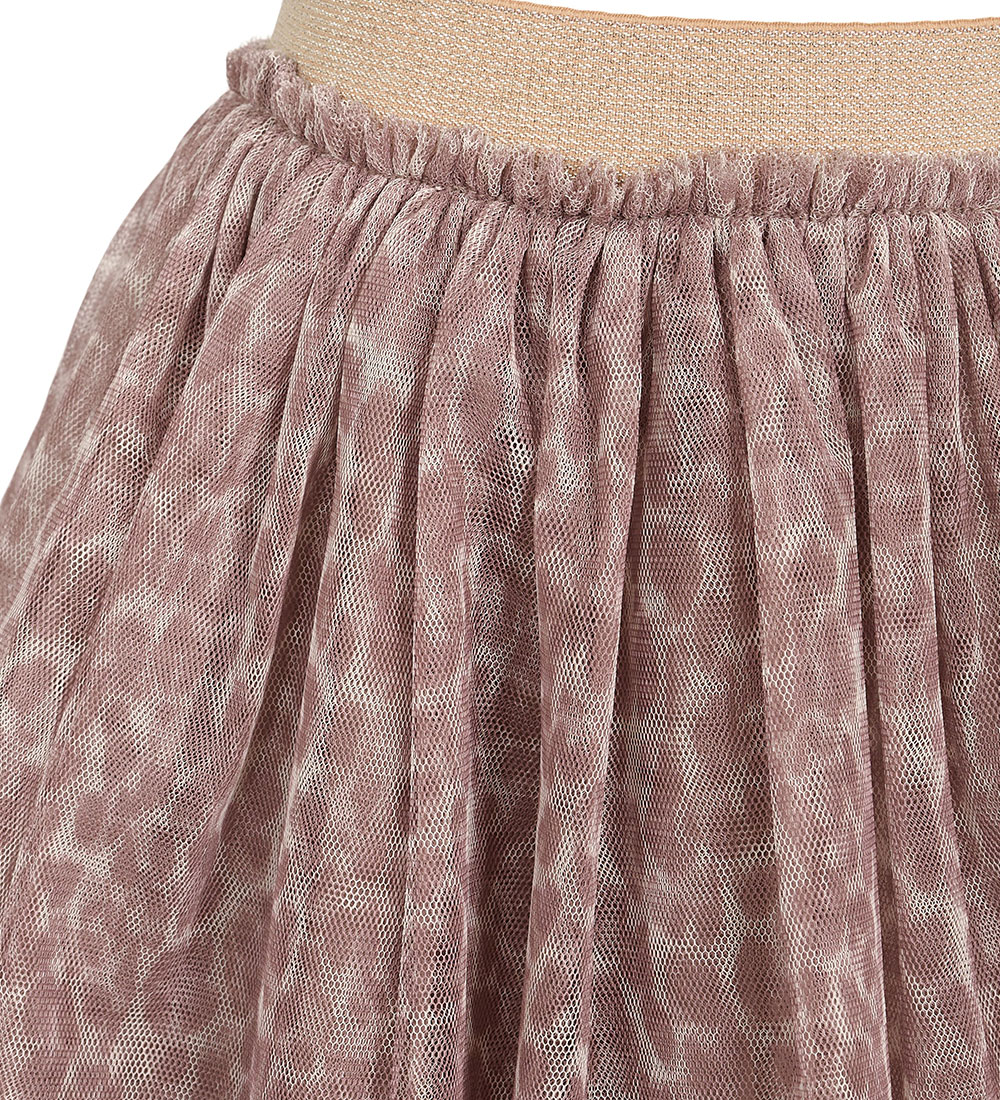 Petit by Sofie Schnoor Tylnederdel - Gammelrosa m. Leopardprint