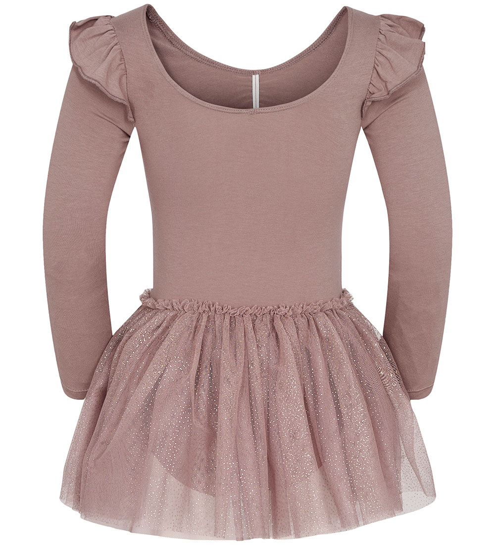 Petit by Sofie Schnoor Gymnastikdragt - Dark Purple m. Glimmer