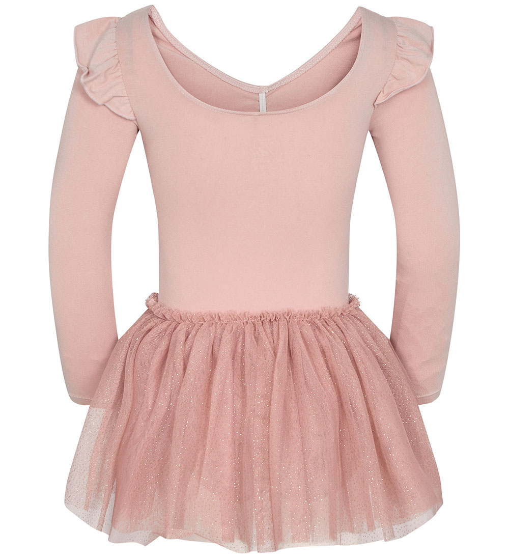 Petit by Sofie Schnoor Gymnastikdragt - Misty Rose m. Guldglimme