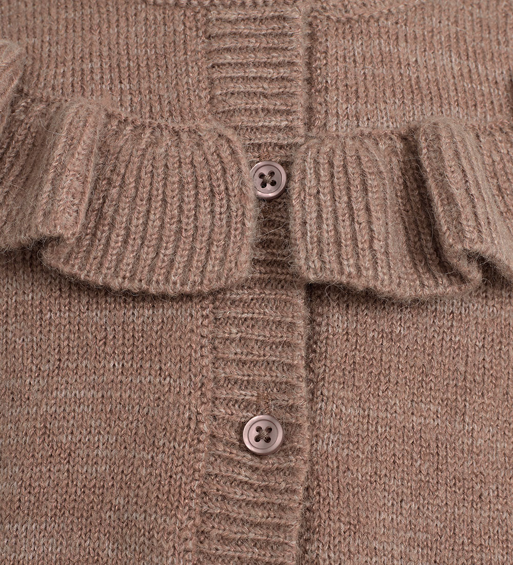 Petit by Sofie Schnoor Cardigan - Polyamid/Uld - Dark Purple