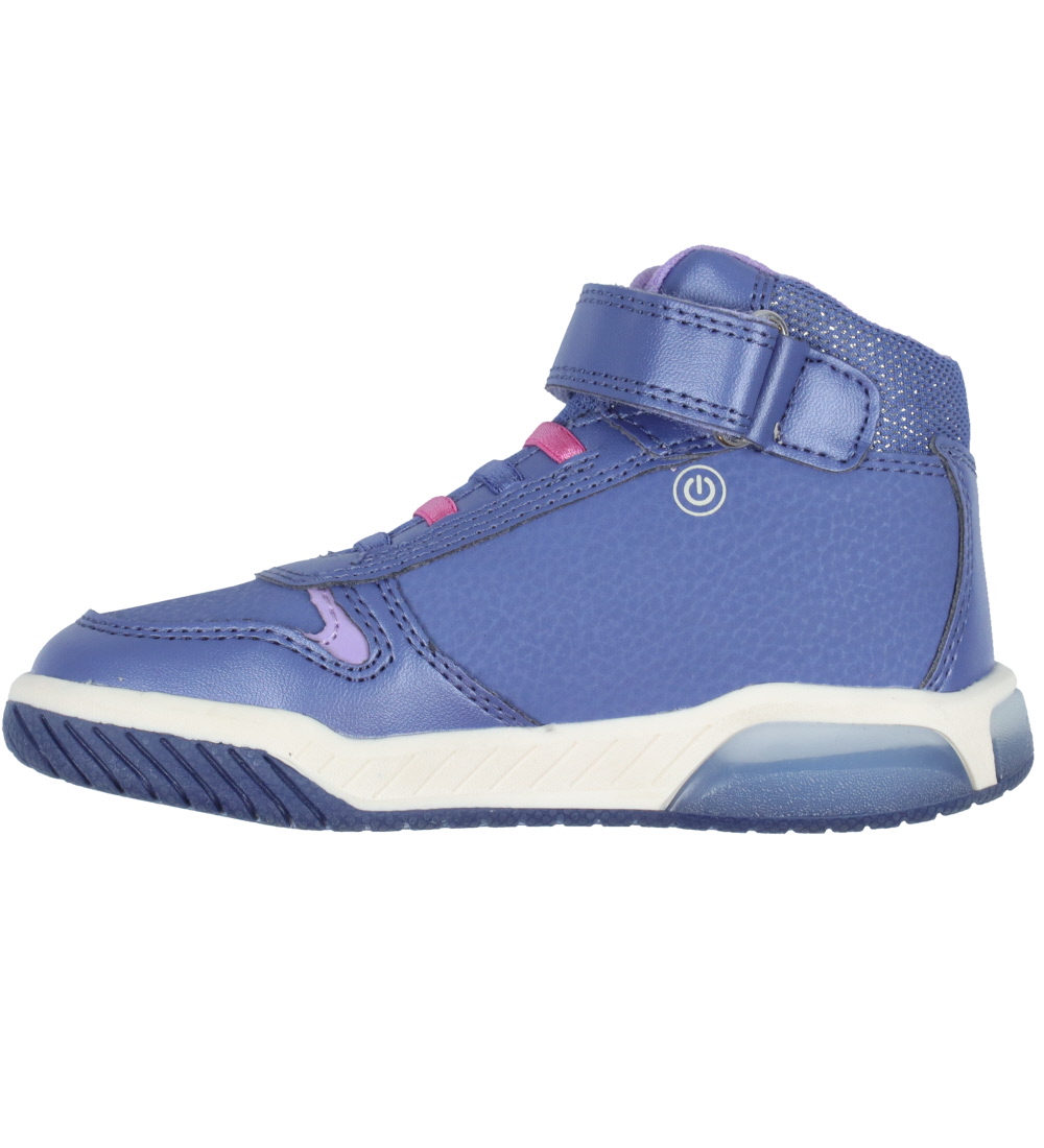 Geox Støvler m. Lys - J Inek G. C - Avio/Fuchsia