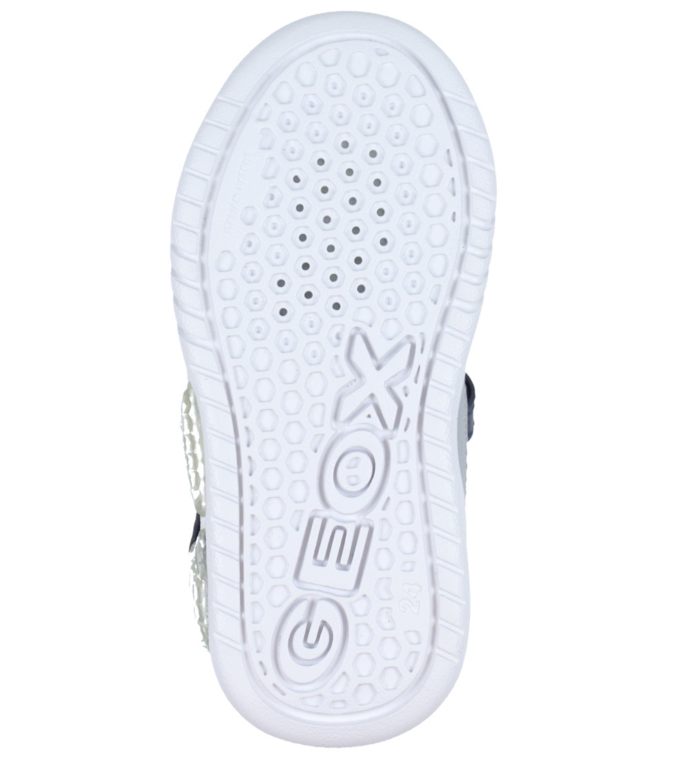 Geox Støvler m. Lys - J Illuminus Boy B - Navy/Silver