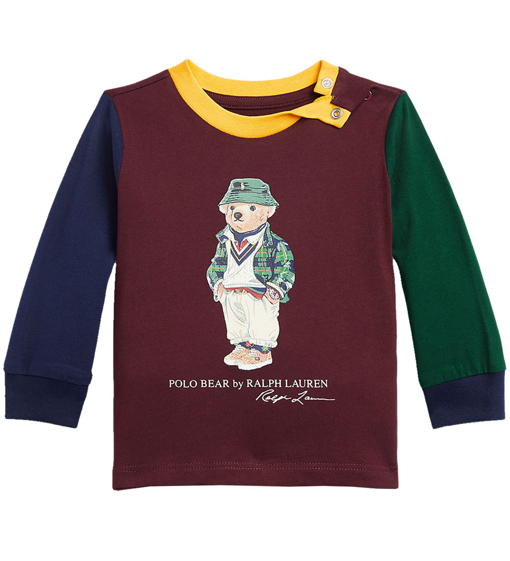 Polo Ralph Lauren Sweatpants/Bluse - Bprdeaux/Navy/Grøn