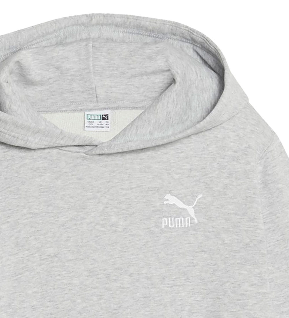 Puma Hættetrøje - Better Classics - Gråmeleret