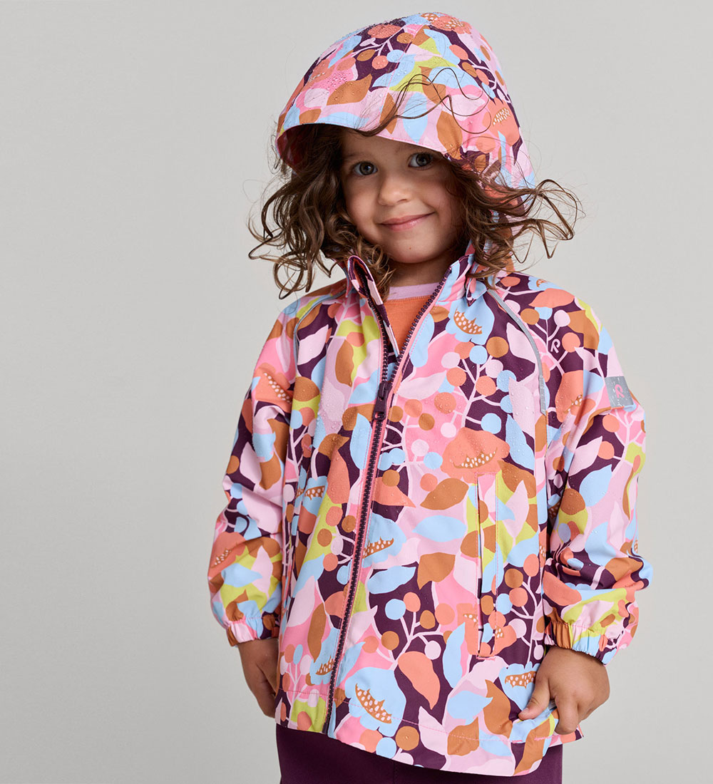 Reima Tec Regnjakke - PE - Hede - Sunset Pink