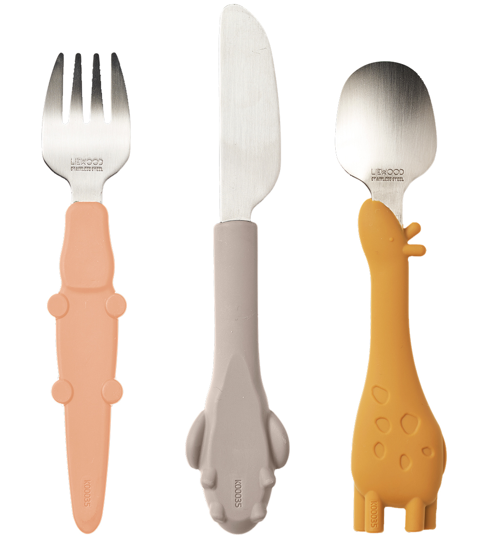 Liewood Børnebestik - Tove Cutlery Set - Tuscany Rose Mix