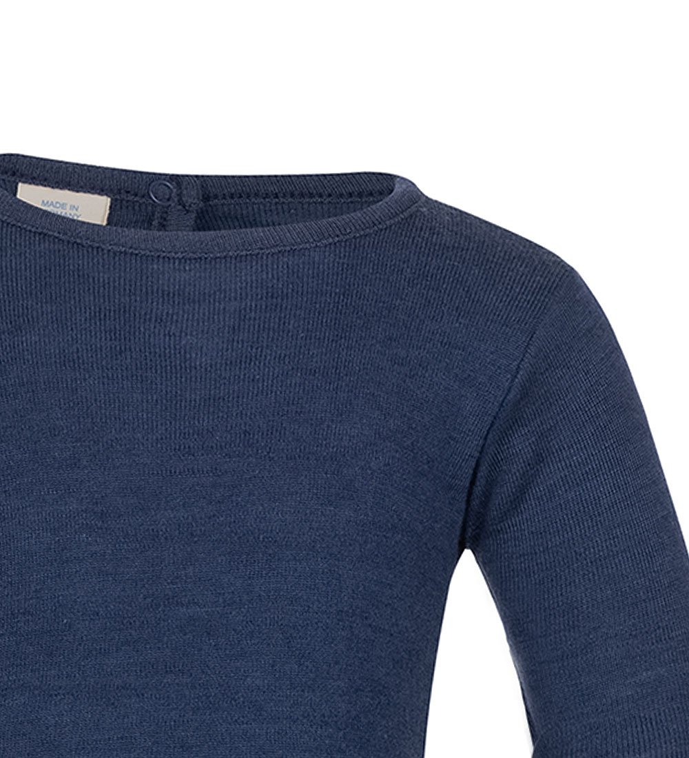 Engel Bluse - Uld/Silke - Navy Blue