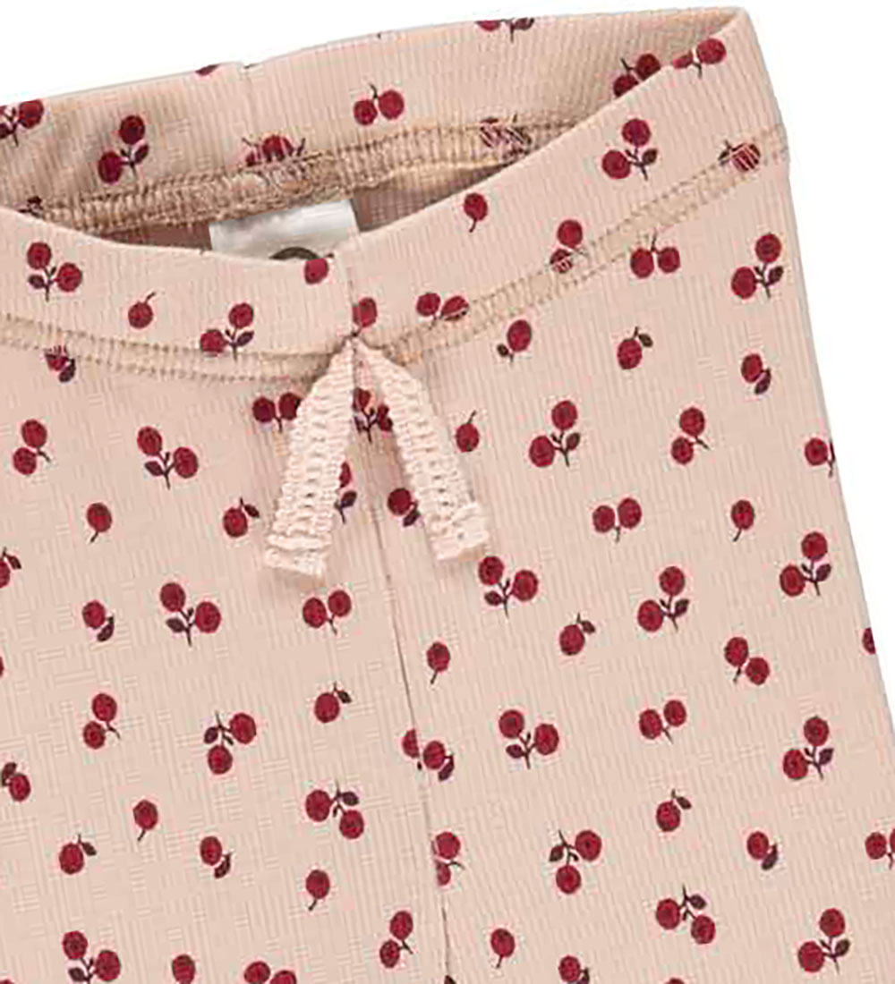 Müsli Leggings - Rib - Berry - Spa Rose/Fig/Berry Red